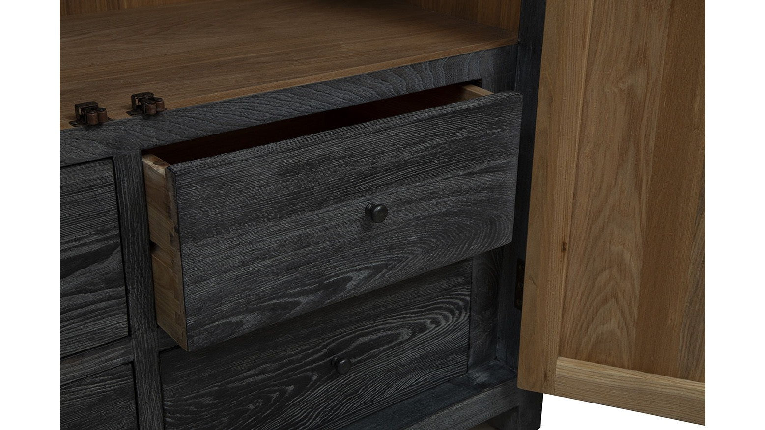 Eloise - Cabinet - Black / Light Brown