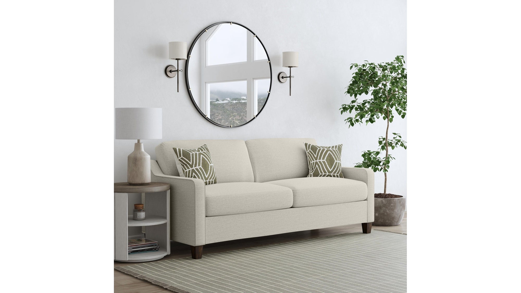 Jay - Fabric Stationary Sofa