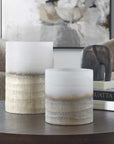 Ombra - Modern Vases (Set of 2) - Beige