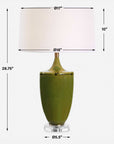 Adela - Table Lamp - Moss Green