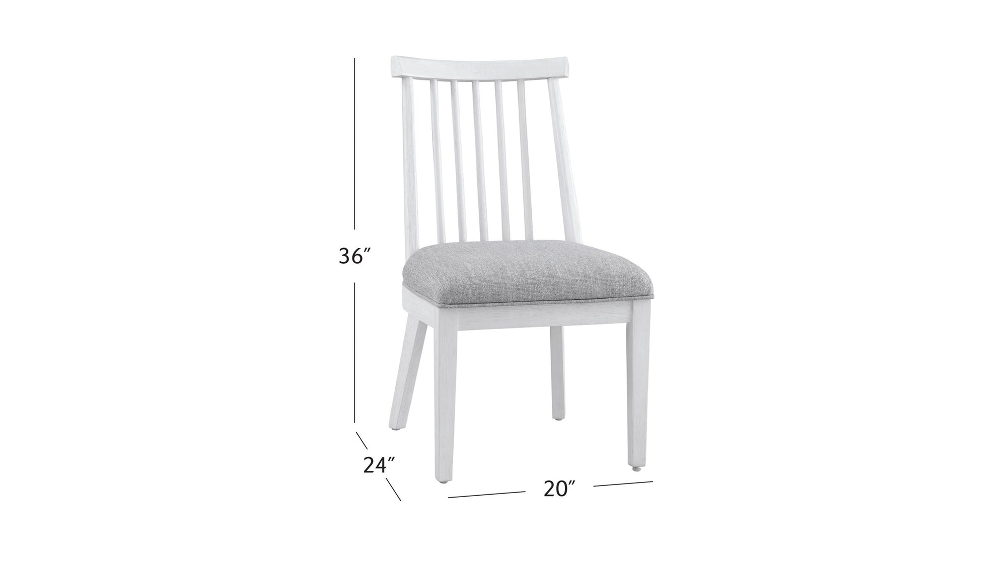 Nadine - Dining Chair - White