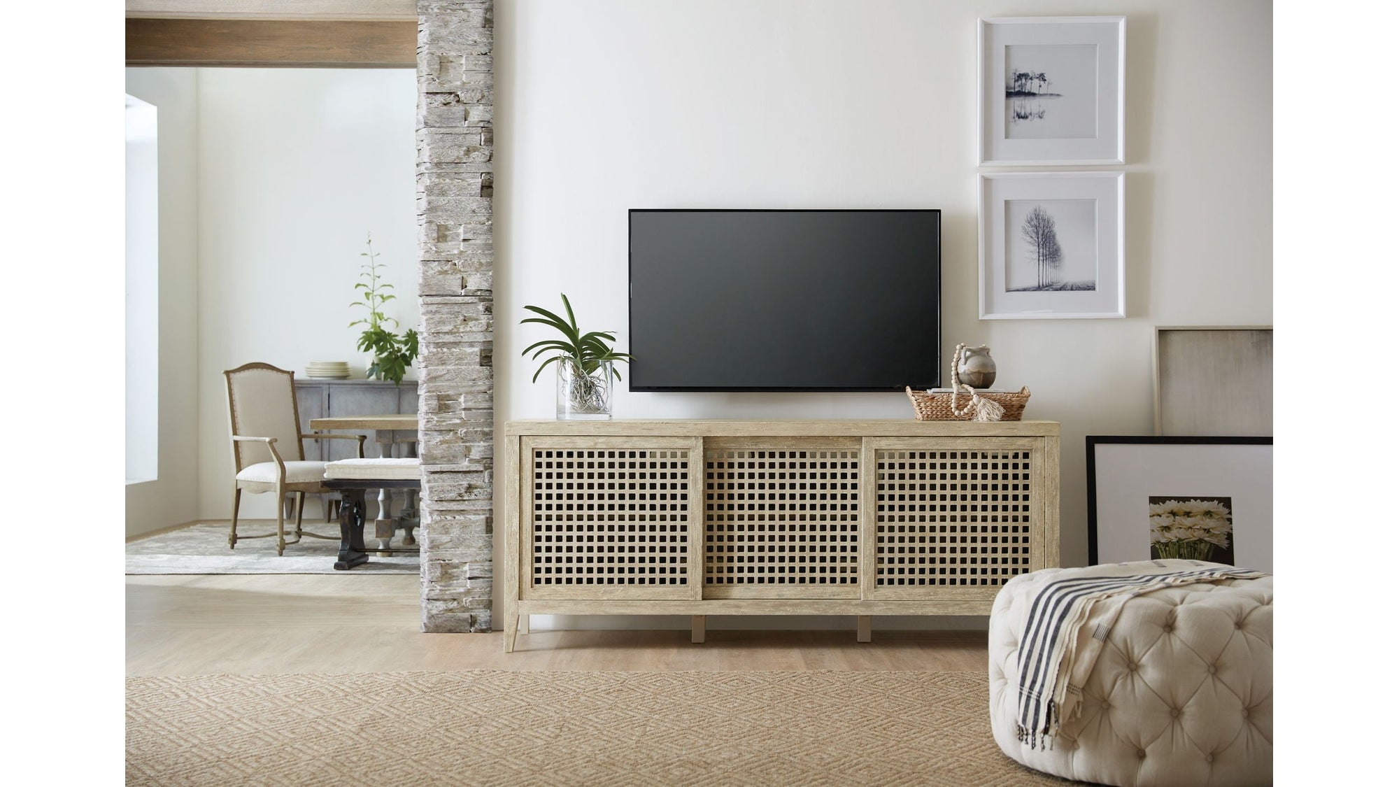 Ciao Bella - Entertainment Console - Light Brown