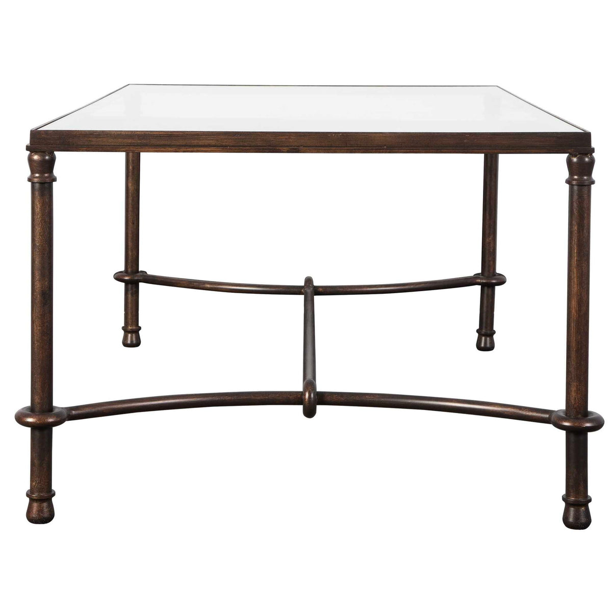 Warring - Iron Coffee Table - Dark Brown