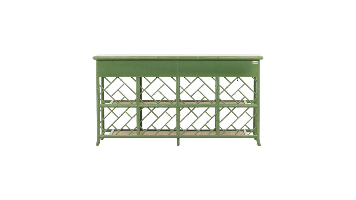 Trellis - Bamboo Sideboard - Green