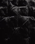 Stella - Twin Faux Silk Velvet Pintuck Quilt - Black
