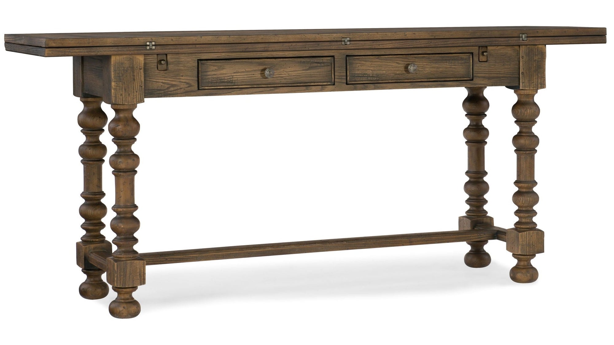 Hill Country - Bluewind Flip-Top Console Table - Dark Brown
