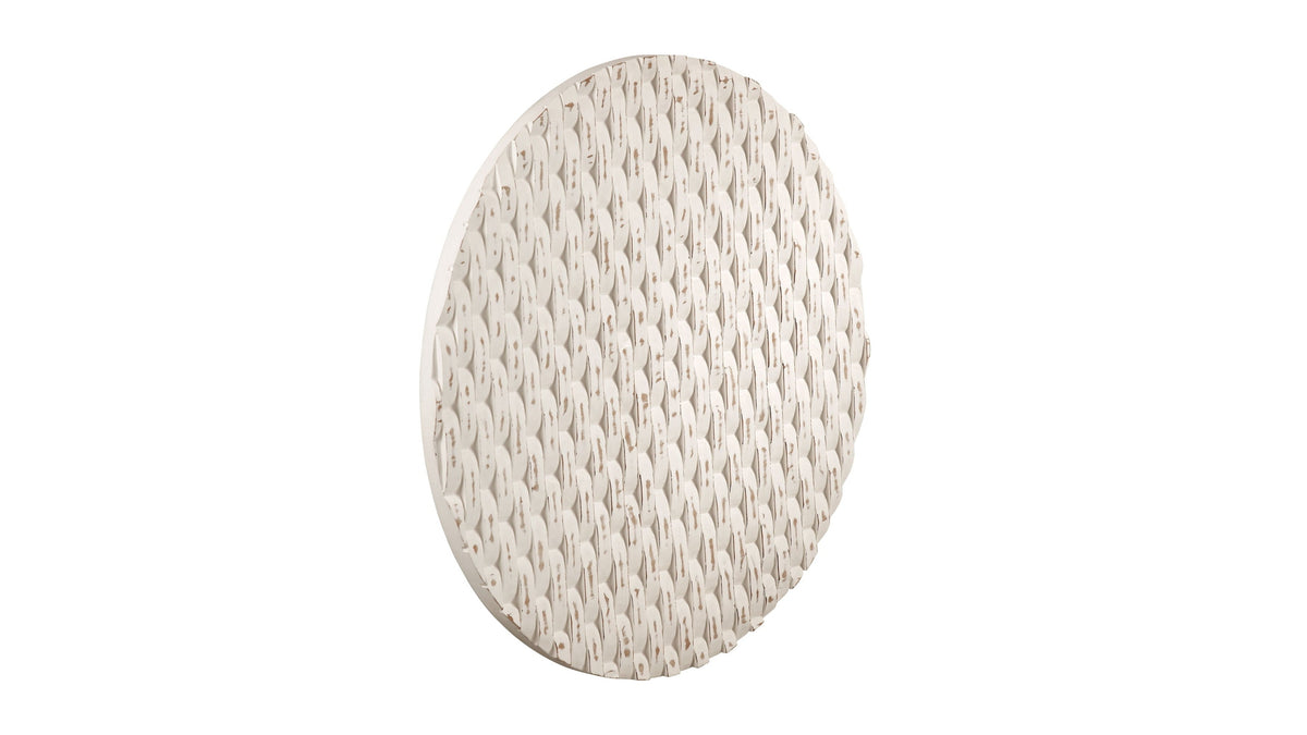 Inaya - Wall Art - Distressed White