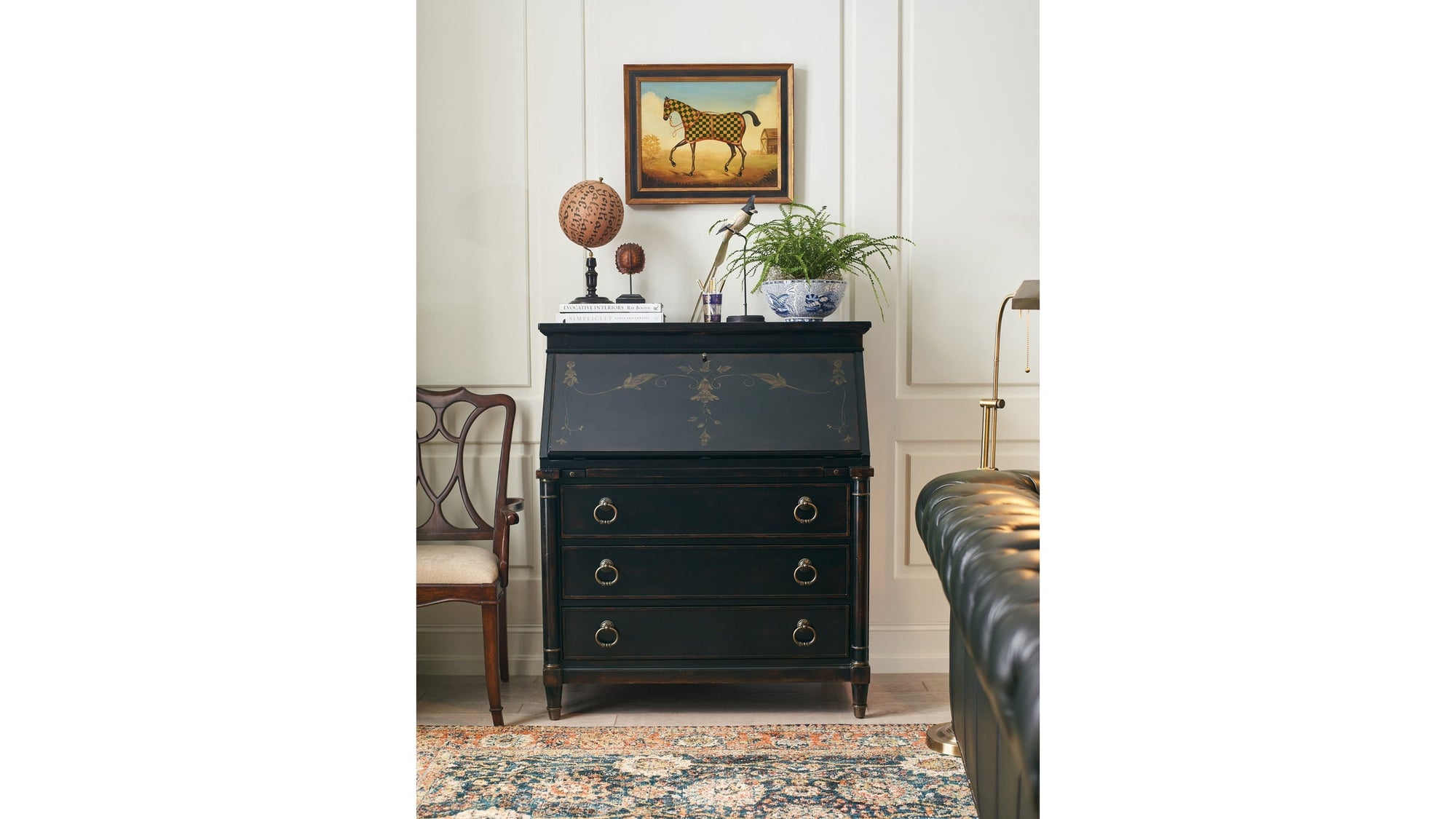 Charleston - Secretary - Black