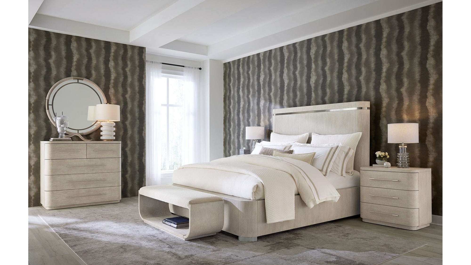 Modern Mood - Three Drawer Nightstand