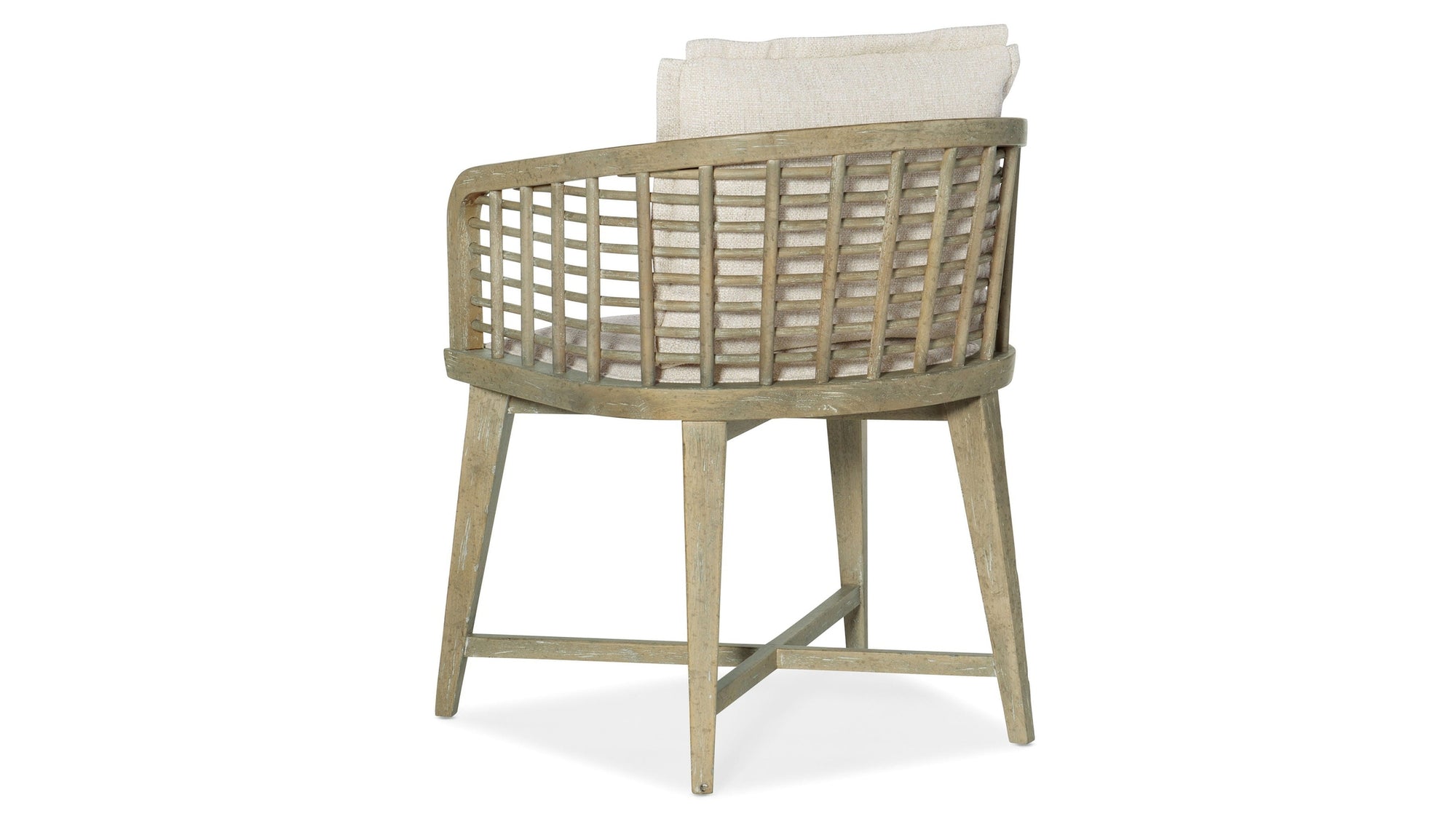 Surfrider - Barrel Back Chair - Beige / Light Brown