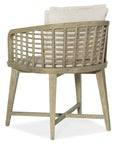 Surfrider - Barrel Back Chair - Beige / Light Brown