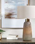 Western Sky - Ceramic Table Lamp - Blue
