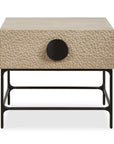Lunar - Wooden Side Table - Black / Woodtone