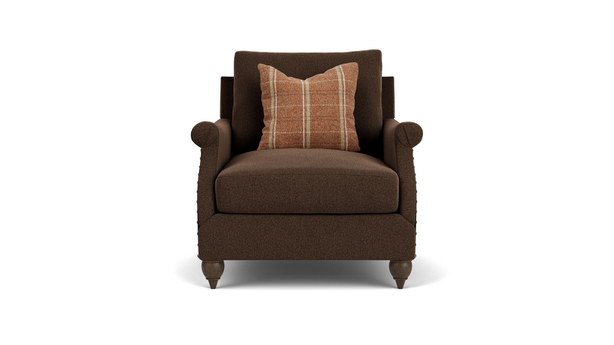 Veda - Fabric Chair With Nailhead Trim