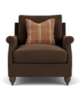 Veda - Fabric Chair With Nailhead Trim
