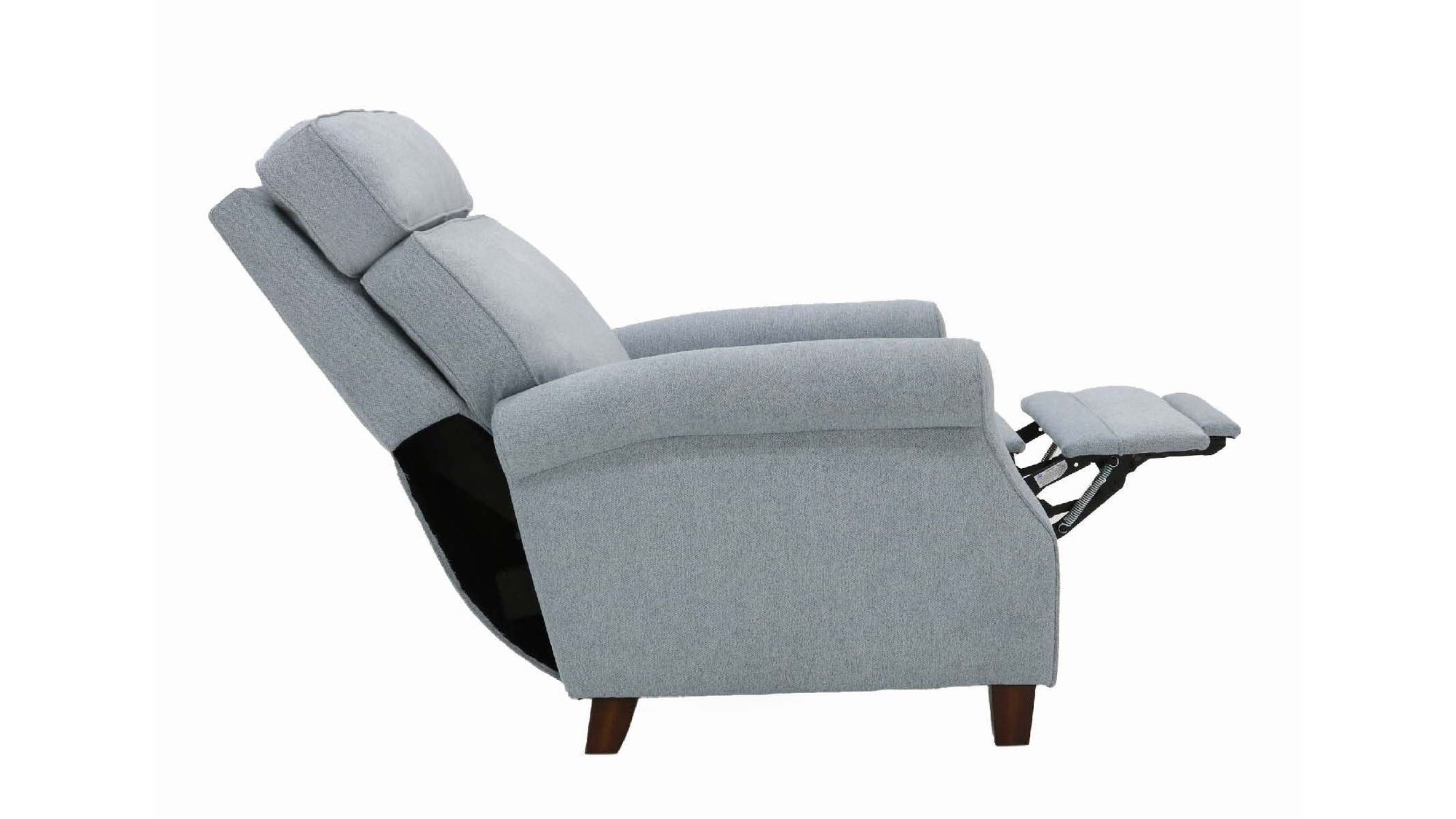 Owen - Recliner-Push Through The Arms Janelle-Slate - Gray