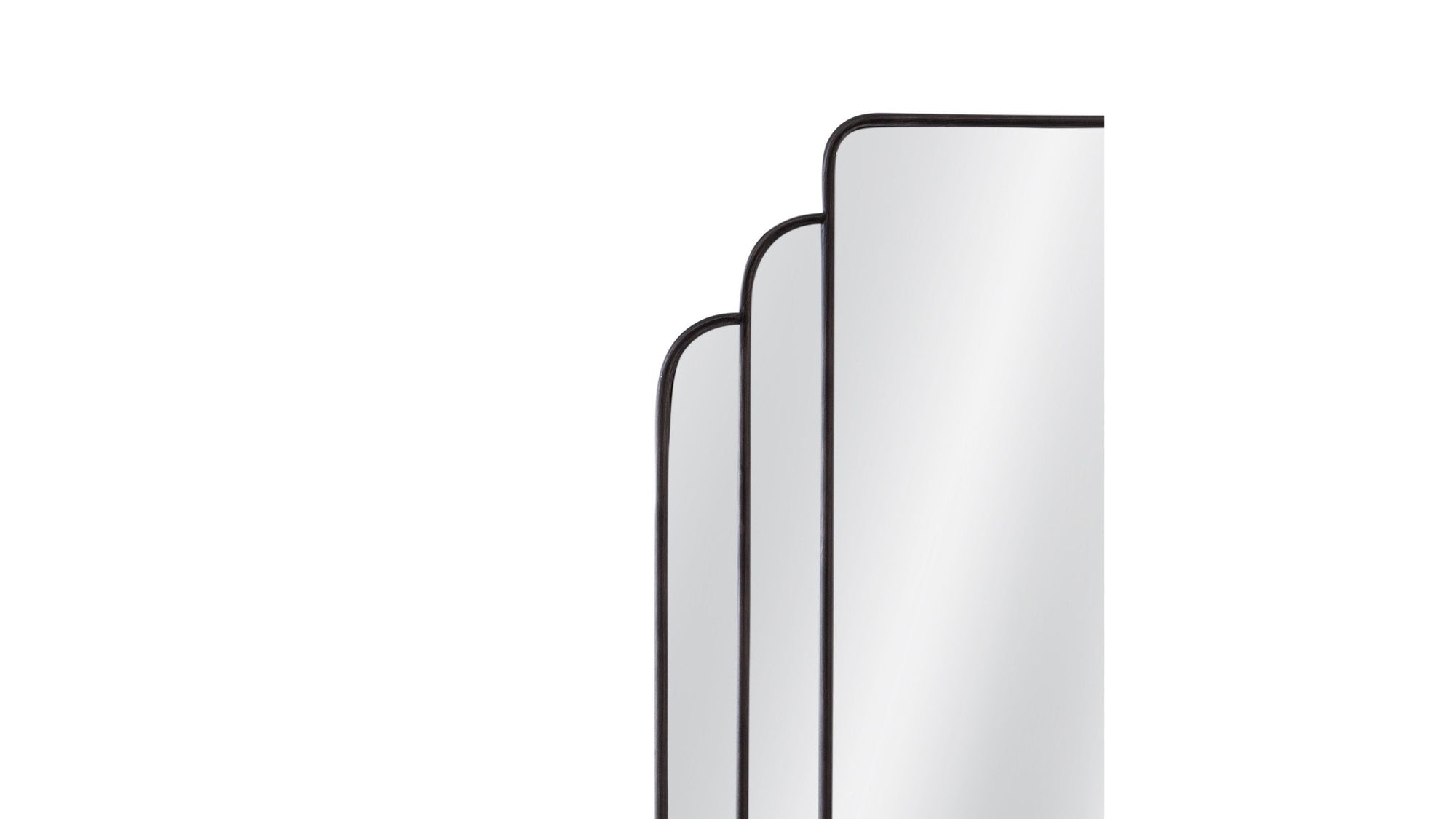 Gatsby - Wall Mirror - Matte Black