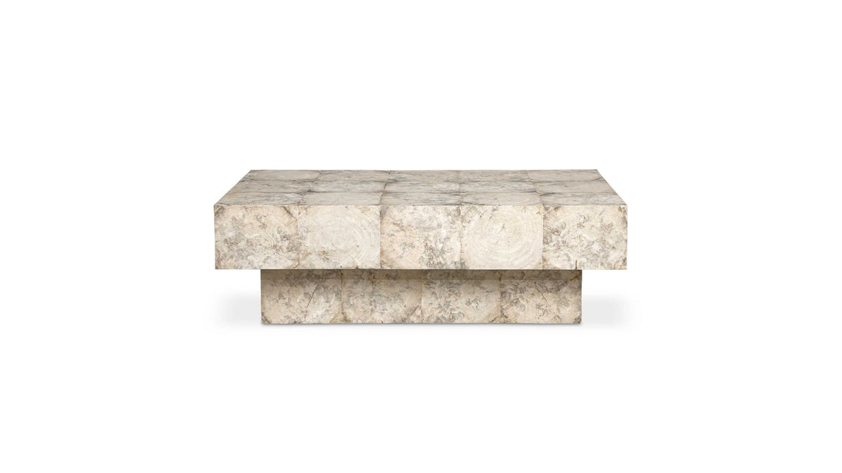 Kotoa - Bleached Coffee Table - White,Woodtone