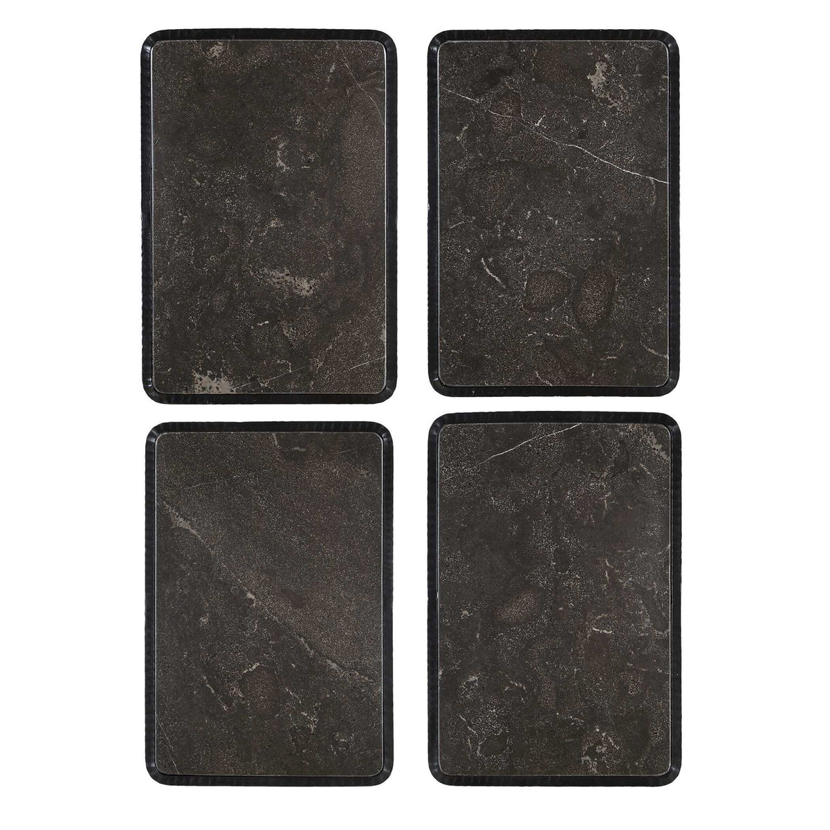Cavern - Stone &amp; Iron Accent Table
