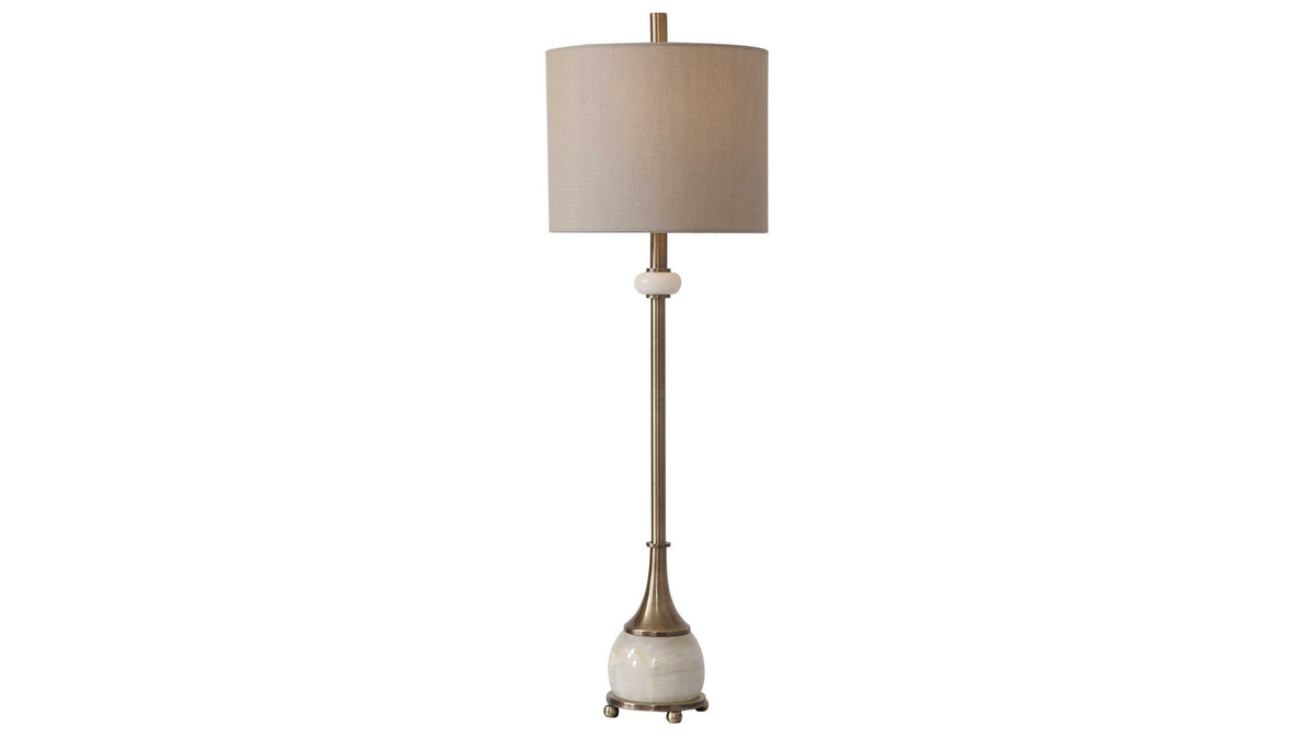 Natania - Plated Buffet Lamp - Brass