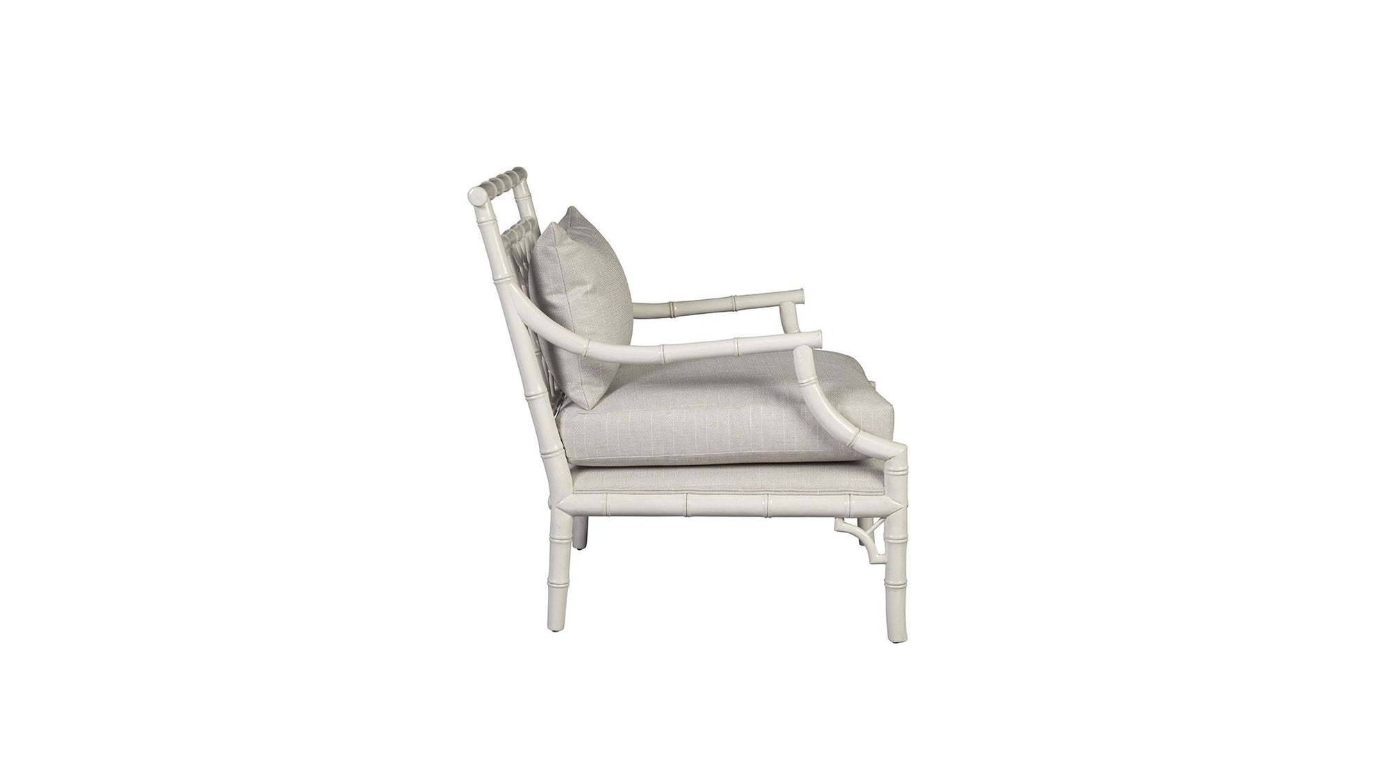 Durango - Arm Chair Set of 2 - White / Pearl Silver