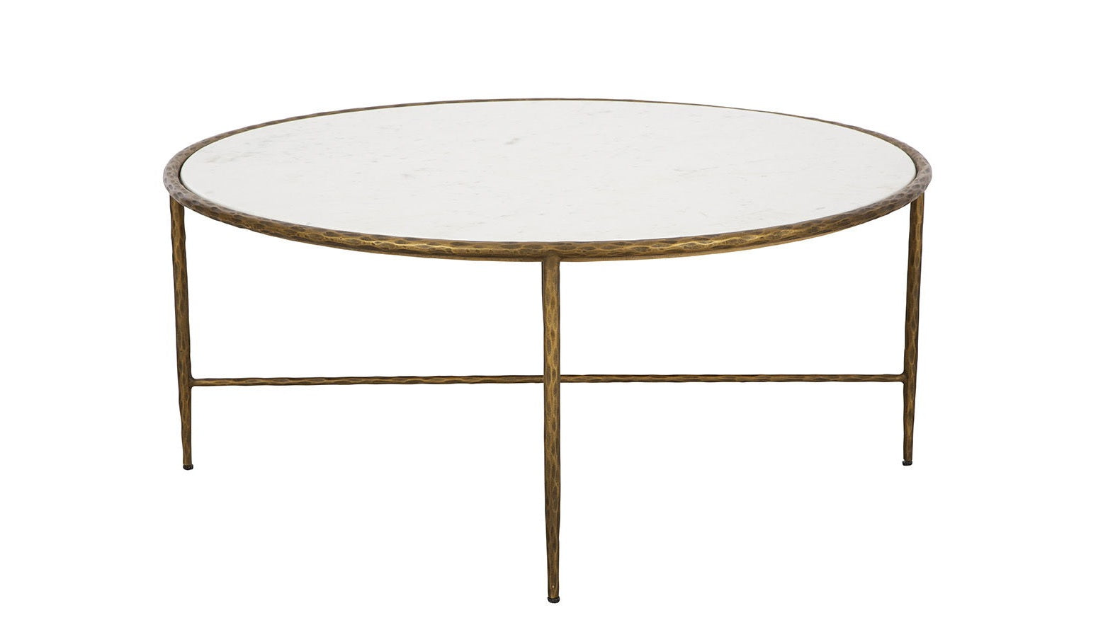 Evelyn - Coffee Table - White / Gold