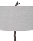 Spruce - Rustic Floor Lamp - Black