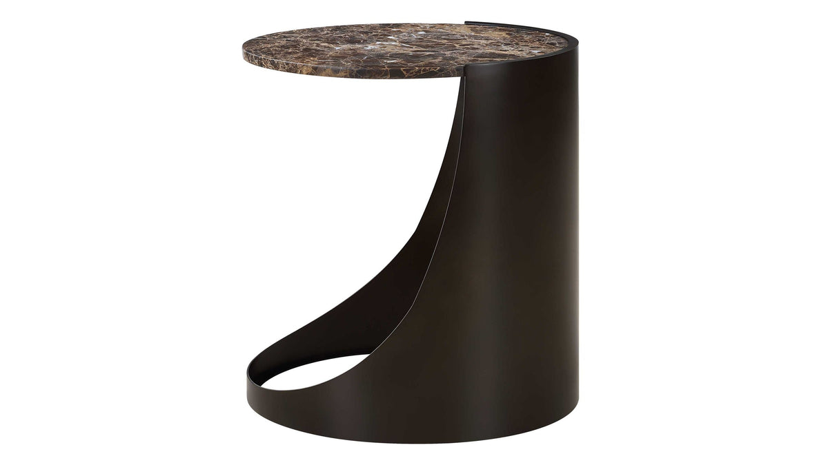 Welling - Modern Metal Side Table - Black