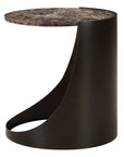 Welling - Modern Metal Side Table - Black