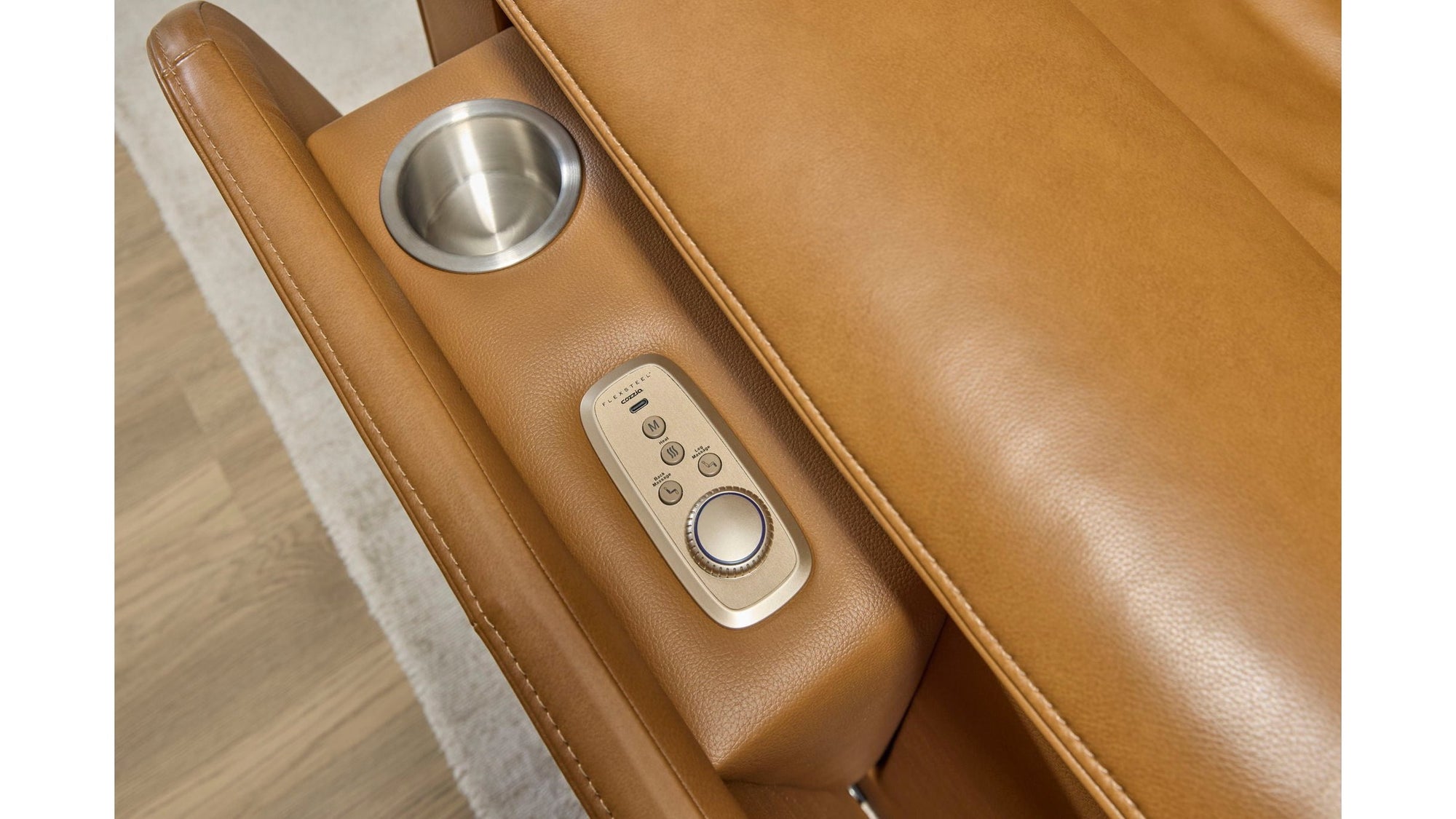 Ziggy - Power Reclining Sofa With Power Headrest, Lumbar, Heat & Massage