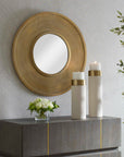 Axel - Round Brass Mirror