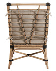 Golden Days - Rattan Chair With Leather Bindings