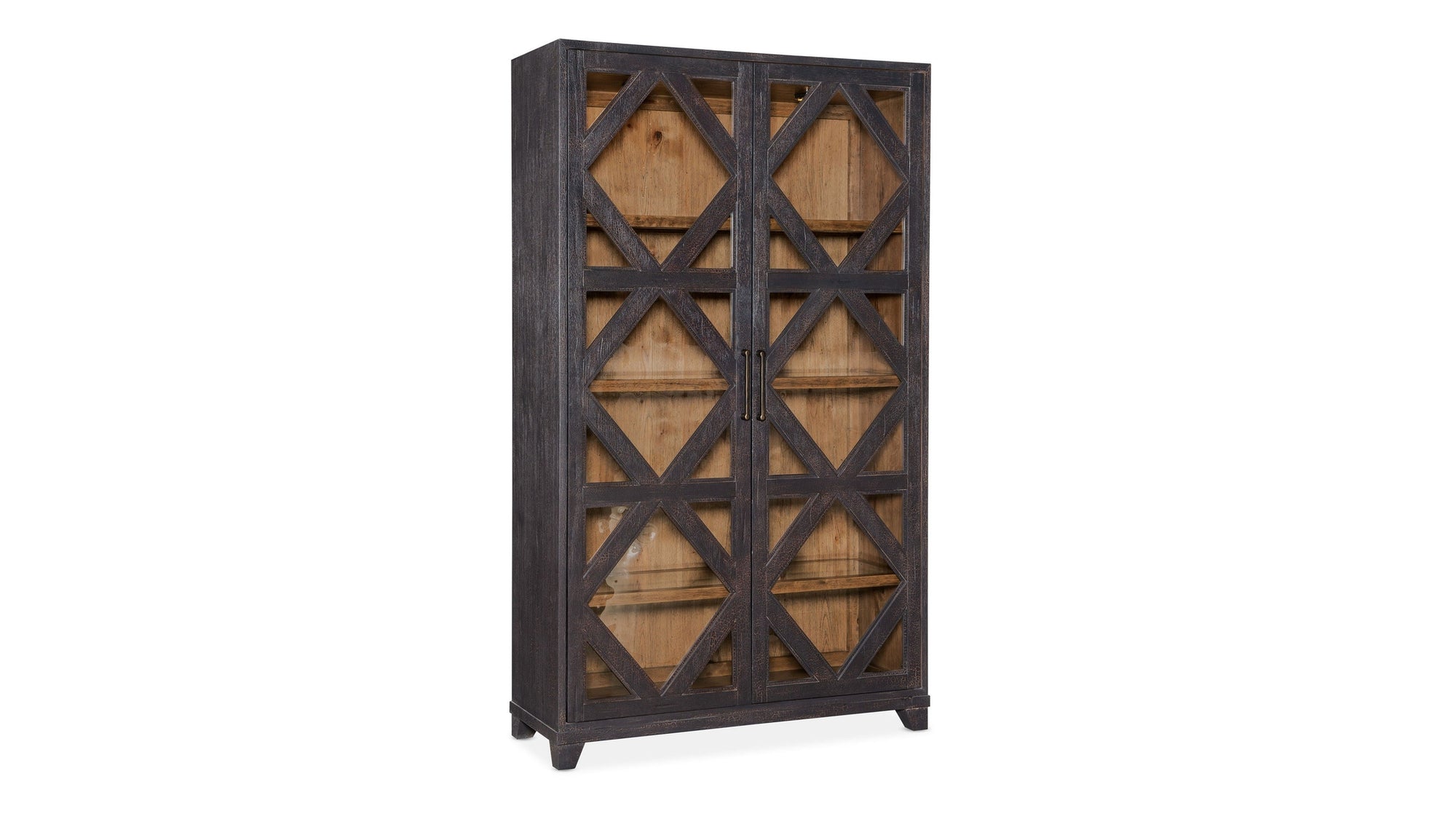 Big Sky - Display Cabinet - Black / Light Brown