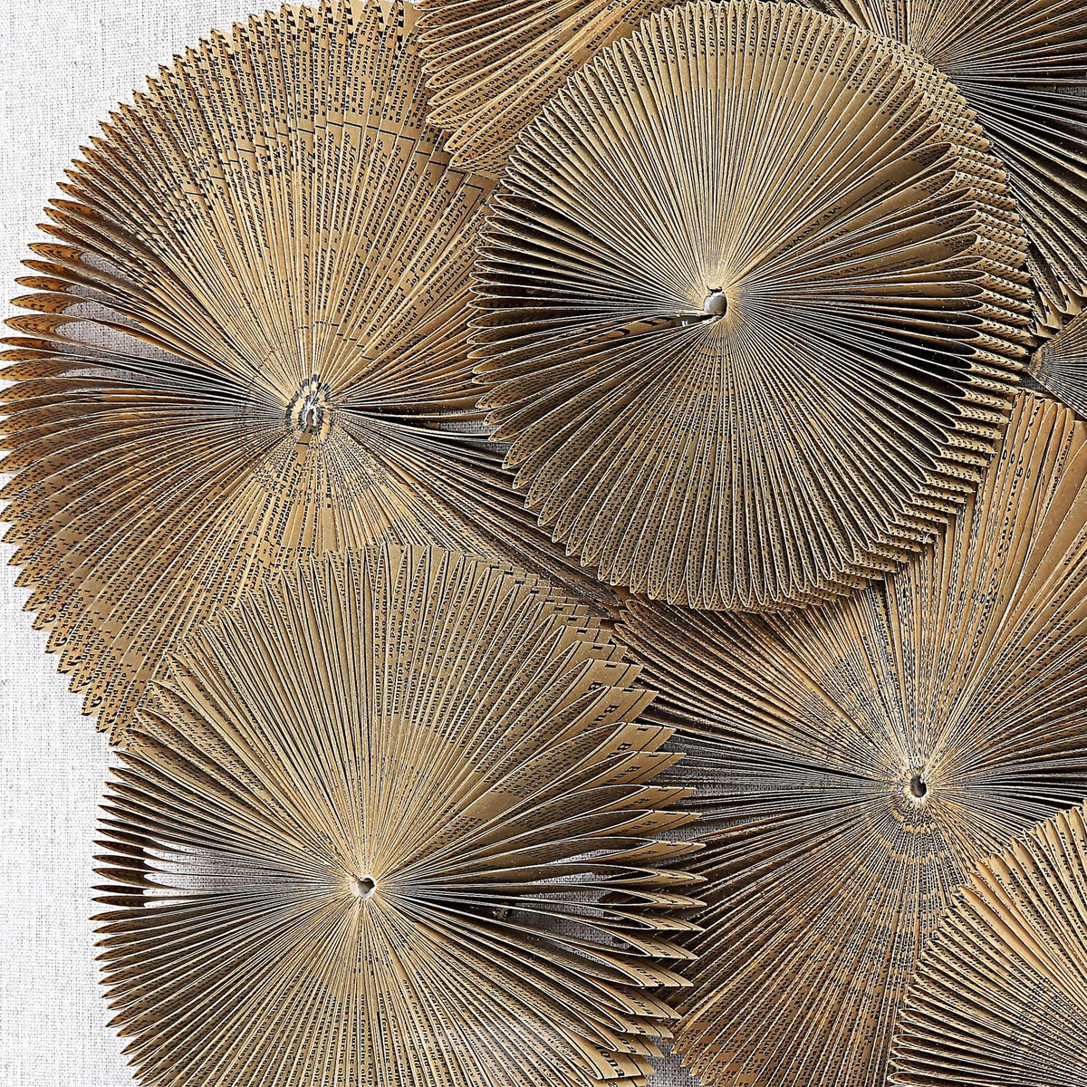 The Times - Shadow Box Wall Art - Light Brown