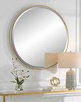 Canillo - Round Mirror - Gold