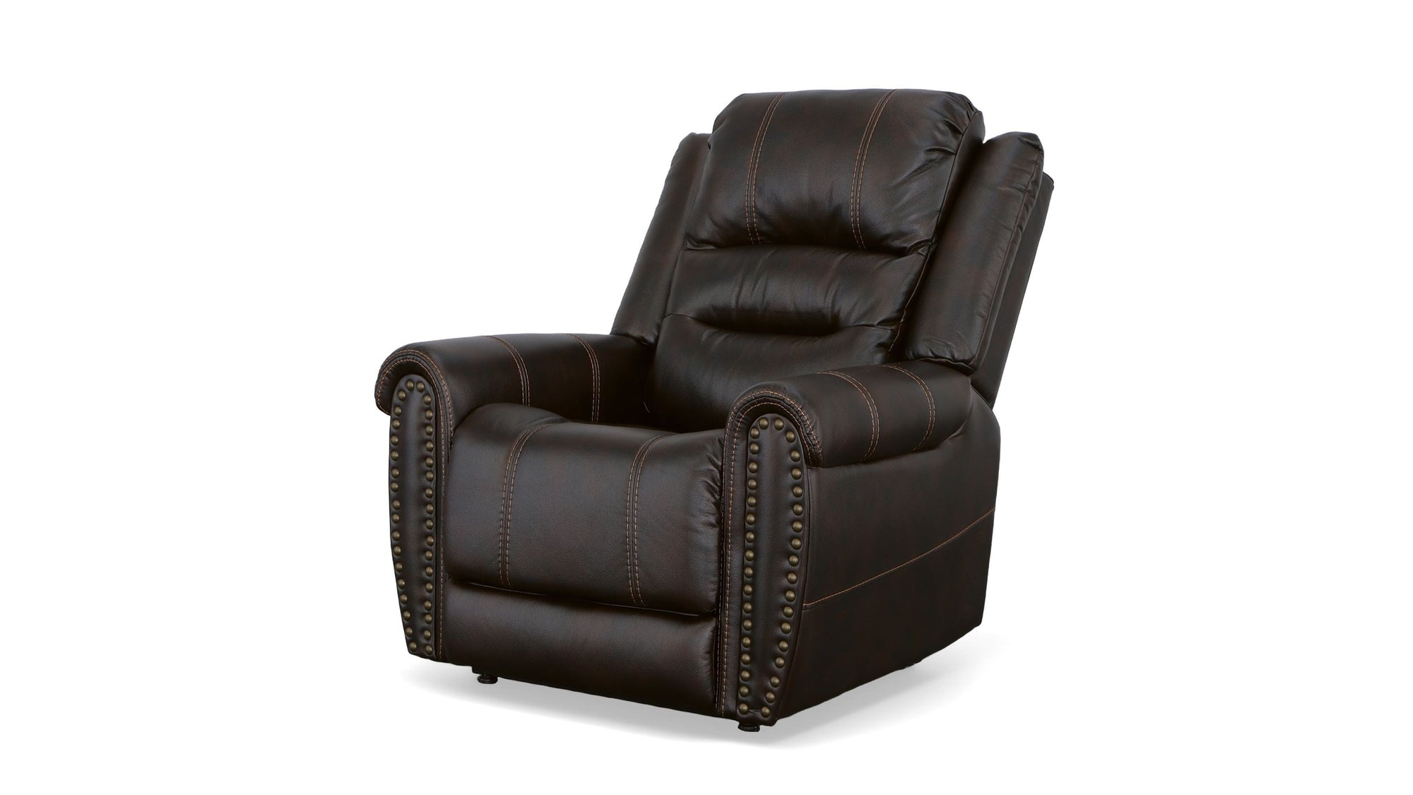 Oscar - Power Lift Recliner With Right-Hand Control & Power Headrest - Molasses