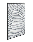 Ripples Canvas Art - White