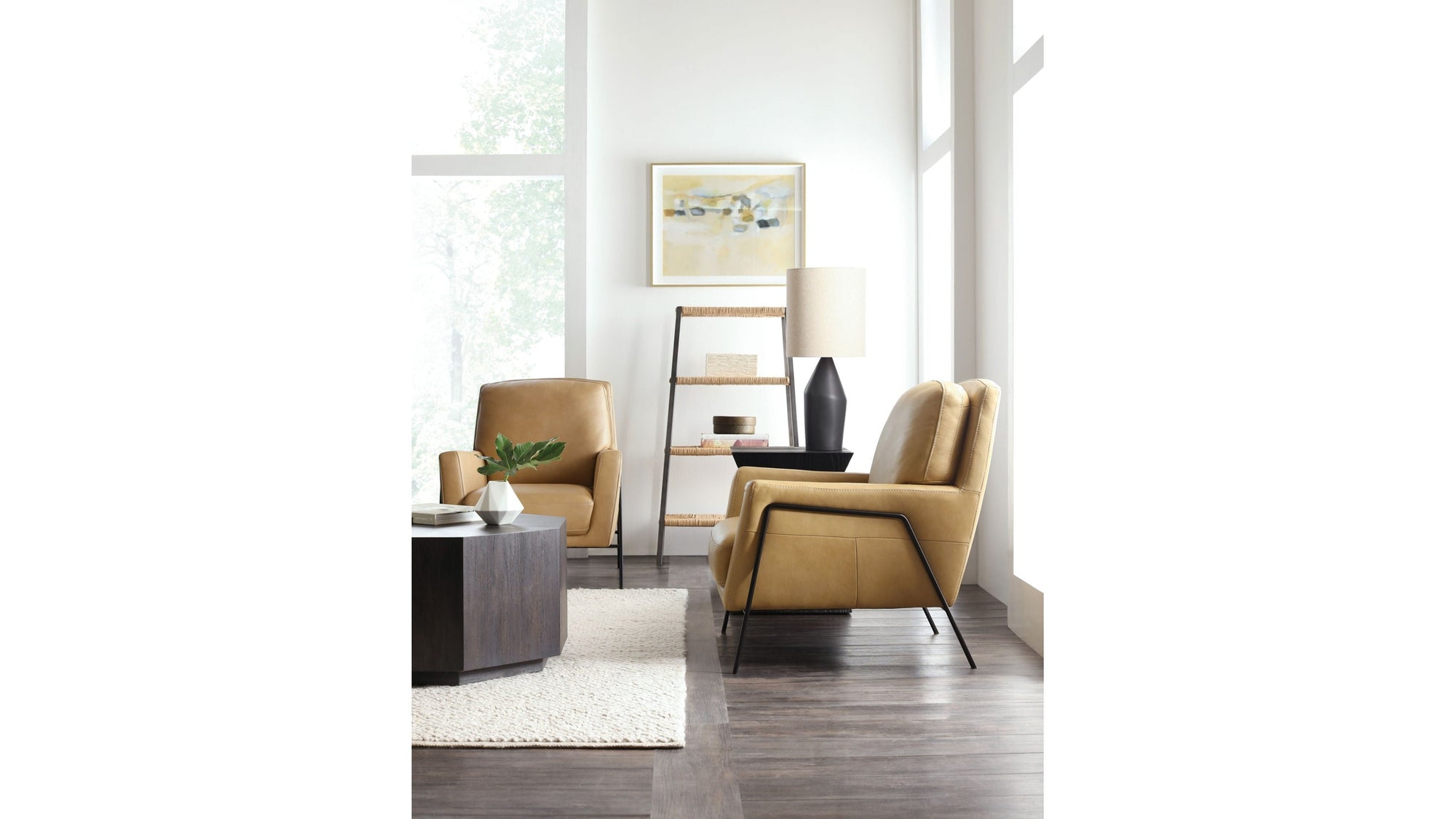 CC - Amette Metal Frame Club Chair