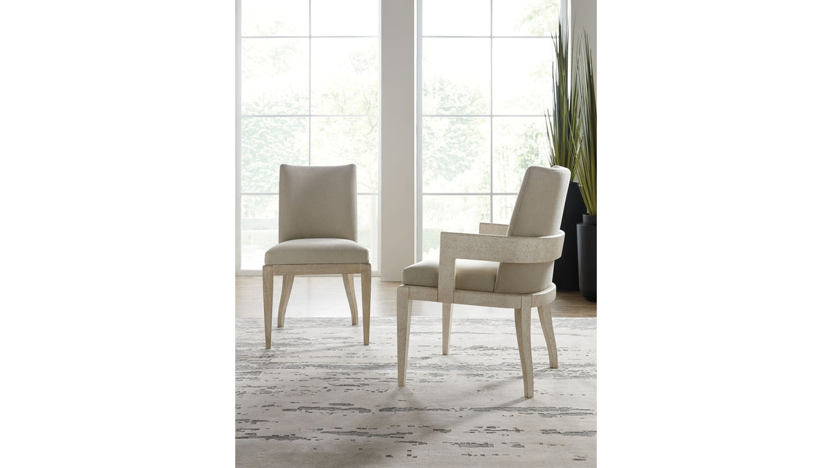 Cascade - Upholstered Side Chair Set of 2 - Beige