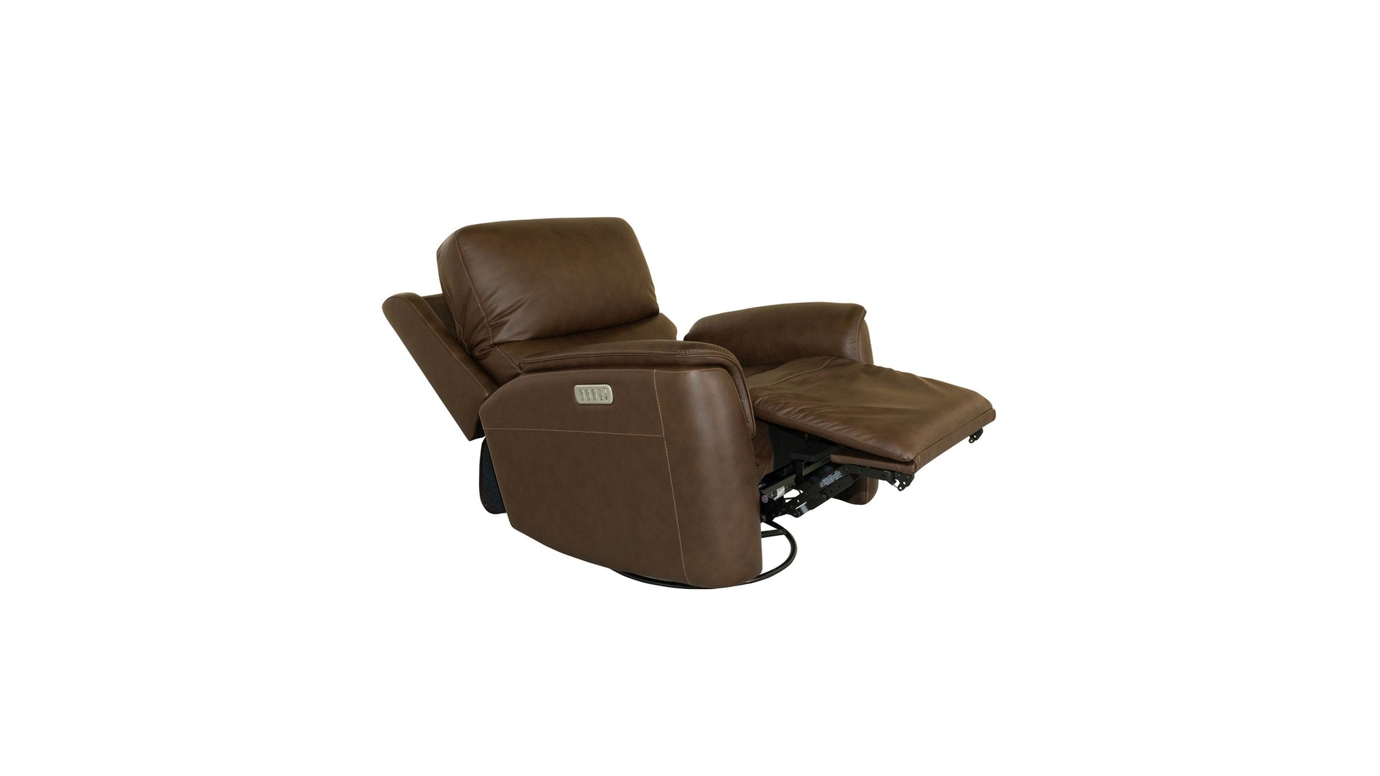 Henry - Power Swivel Gliding Recliner With Power Headrest, Lumbar, Heat &amp; Massage