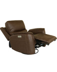 Henry - Power Swivel Gliding Recliner With Power Headrest, Lumbar, Heat & Massage