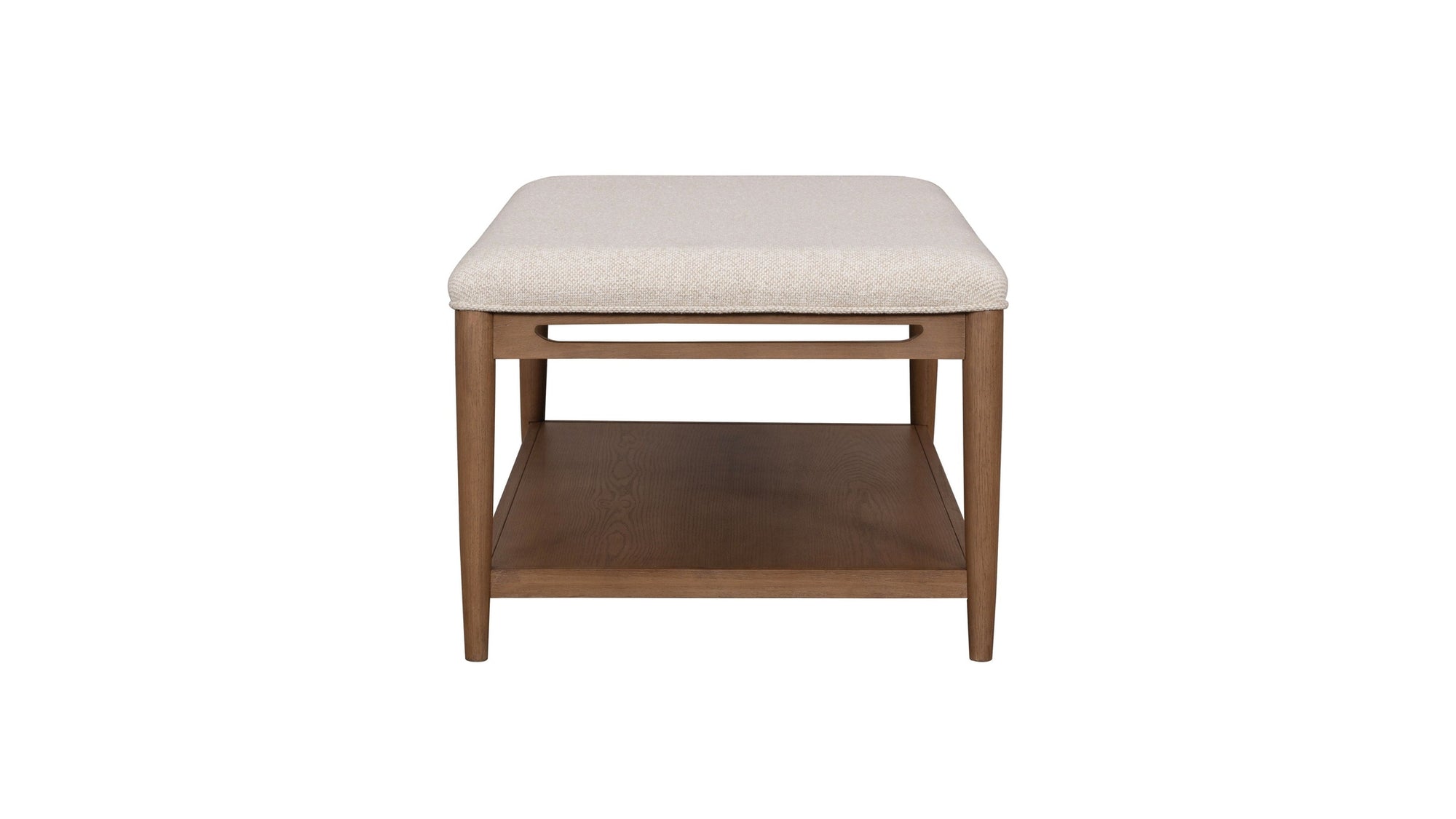 Verona - Rectangular Coffee Table - Beige / Dark Brown