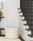 Anderson - Round Ottoman - Beige