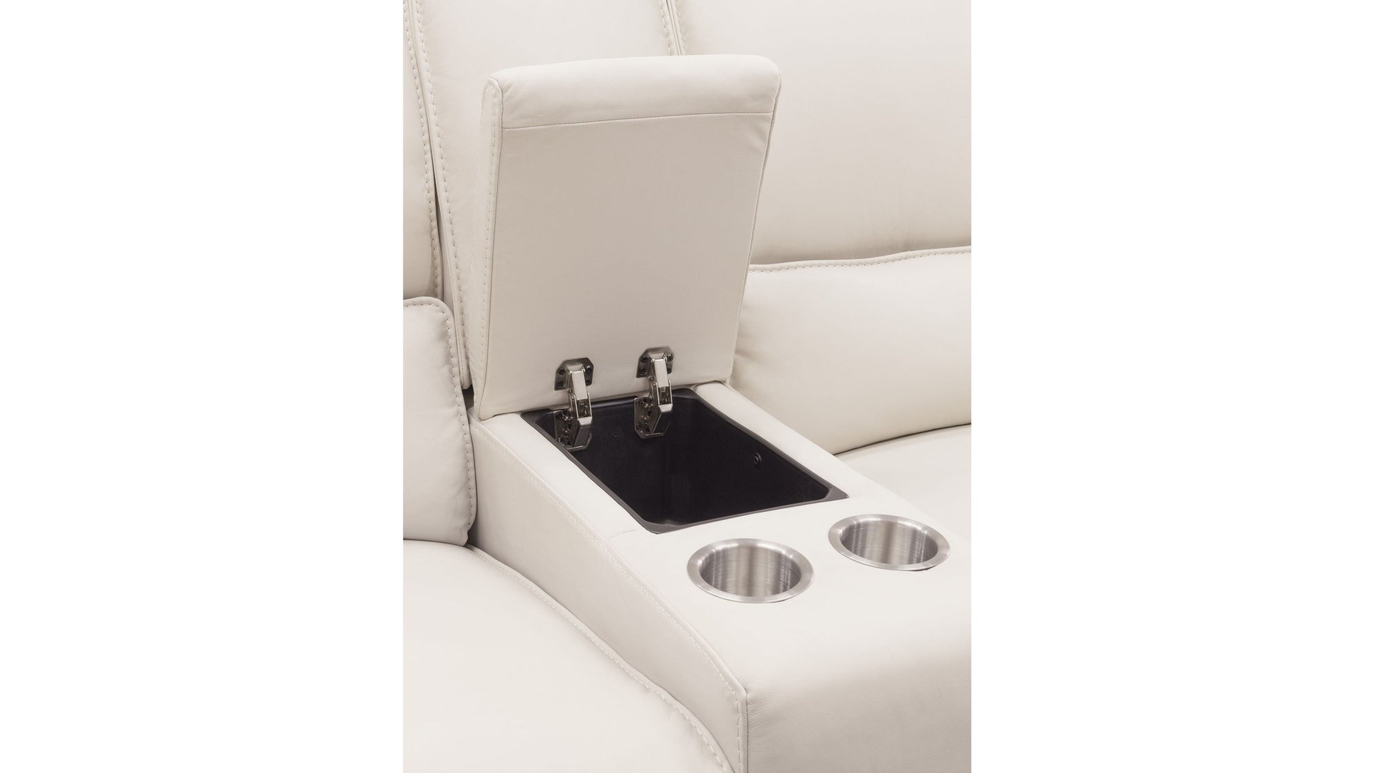MS - Miles Zero Gravity Console Loveseat With Power Recline &amp; Power Headrest