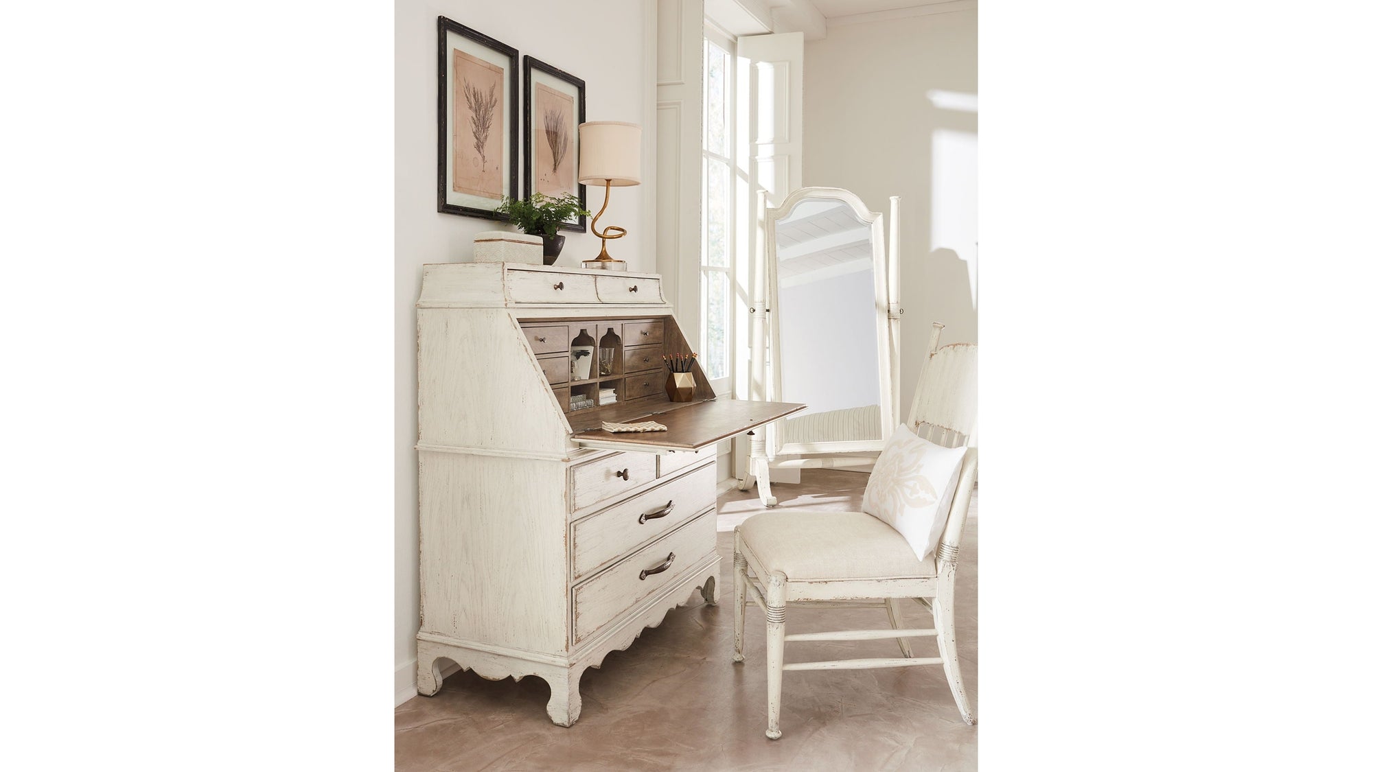 Americana - Upholstered Seat Side Chair Set of 2