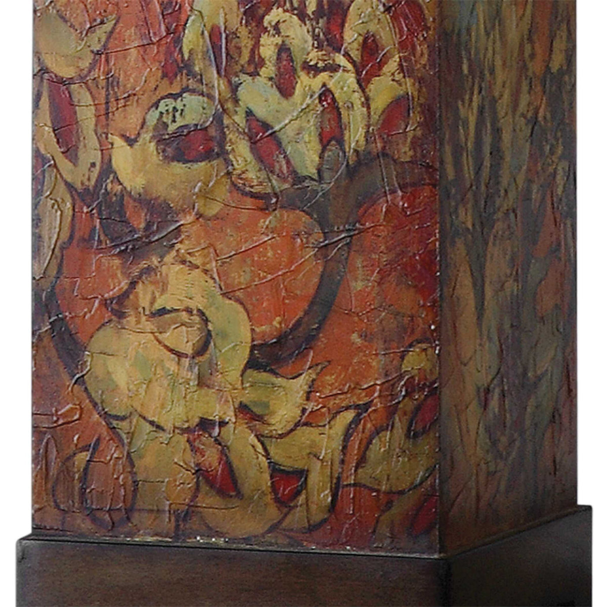 Colorful Flowers - Table Lamp - Orange