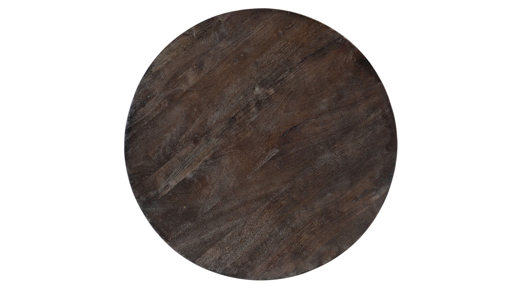 Commerce And Market - Carved Round Cocktail Table - Dark Brown