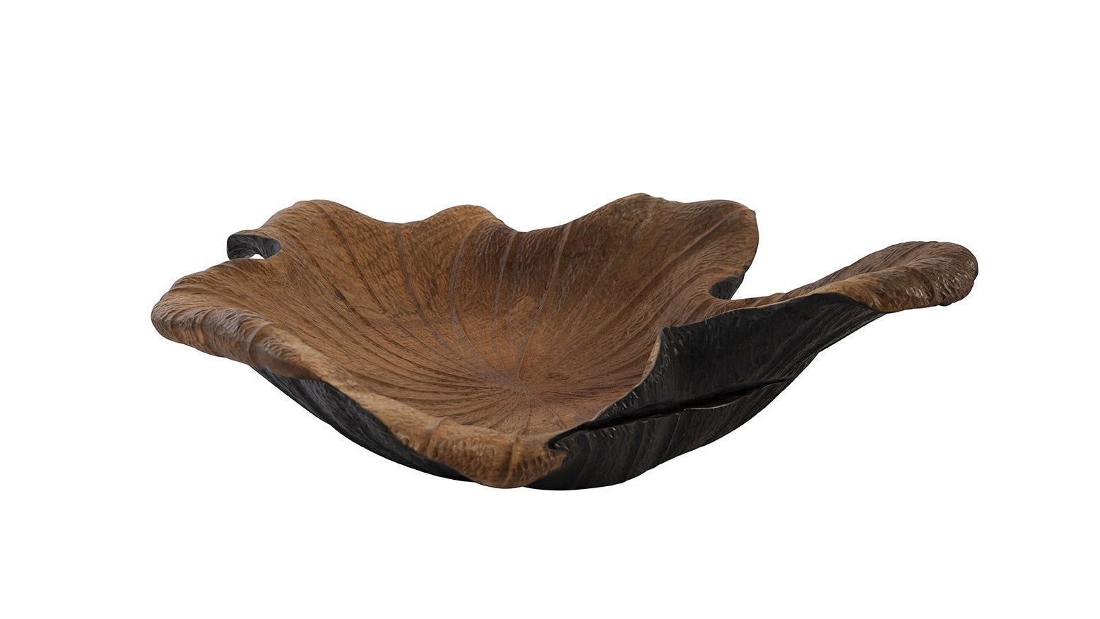 Teak Bowl - Black / Dark Brown