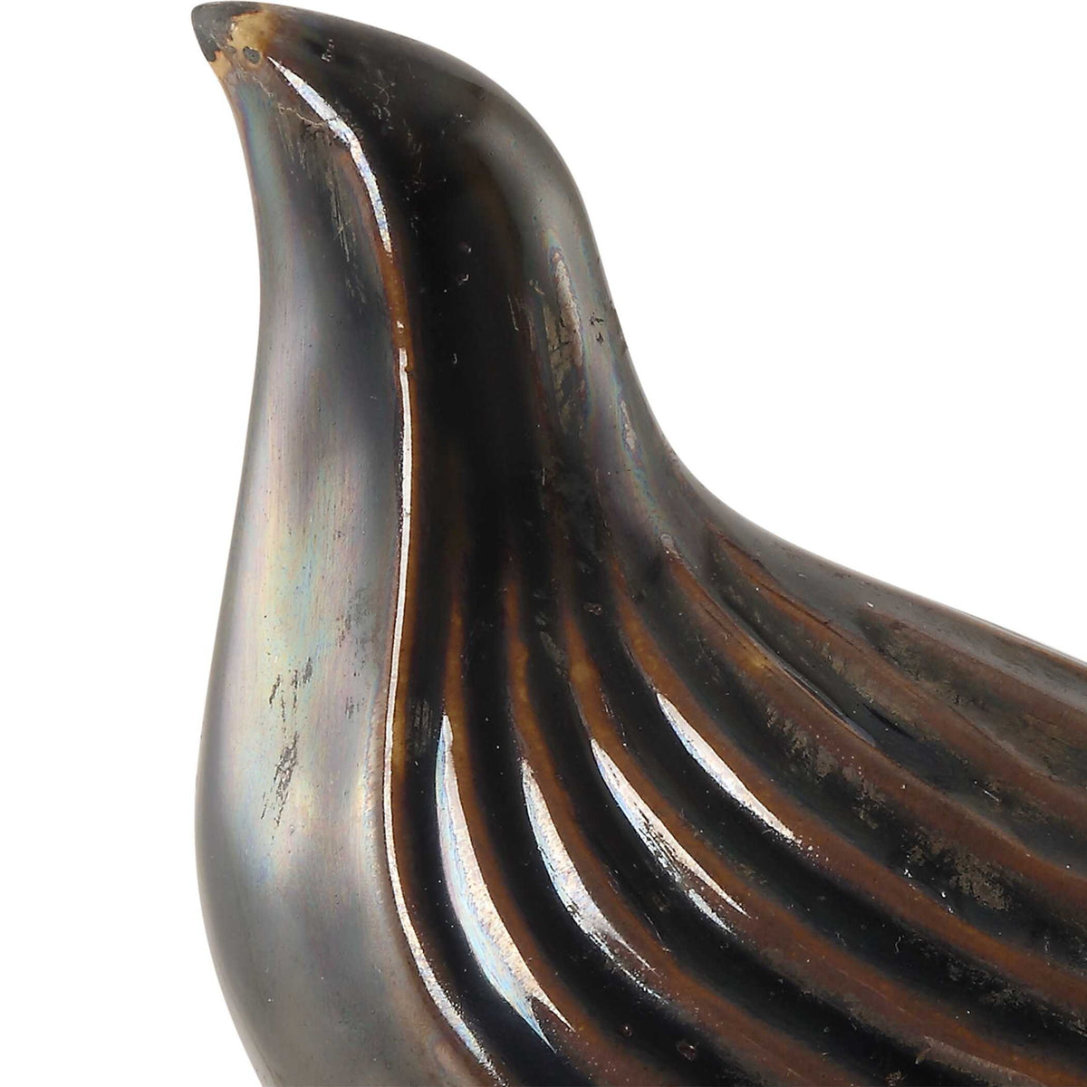 Nesting Bird - Gray Sculptures (Set of 2)