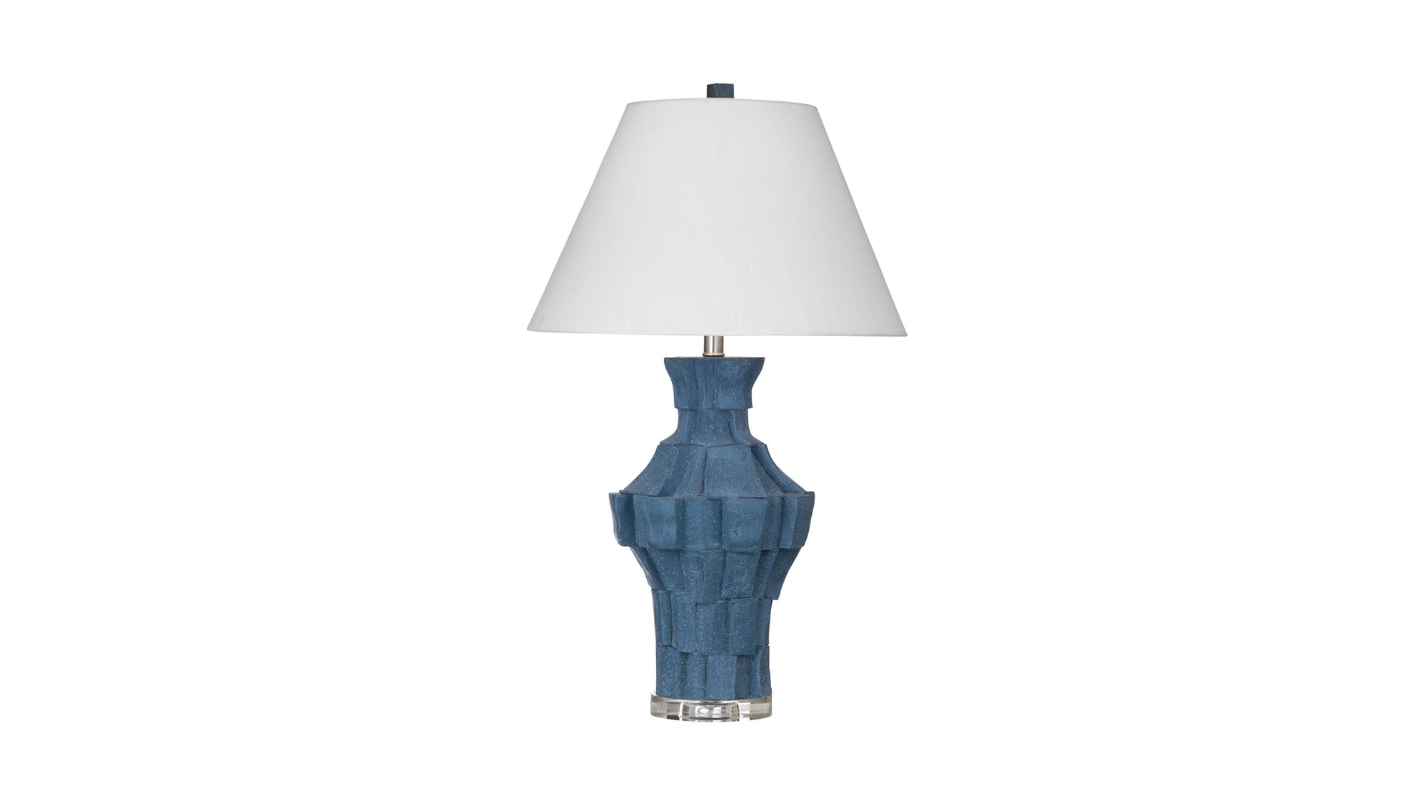 Kenora - Table Lamp - Dark Blue / White